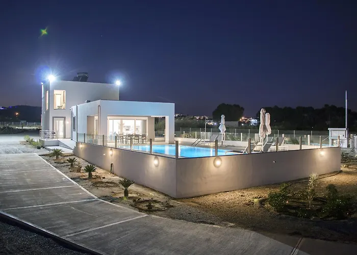 Aegean Horizon Beachfront Villa Gennadi